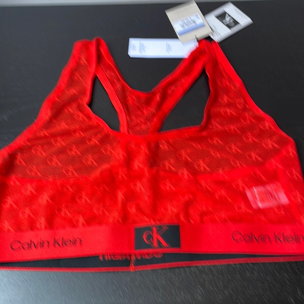 Calvin Klein XL Bralette New with tag